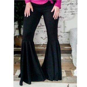 Black Flare Boot Cut Pants